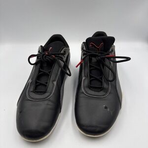 MENS PUMA FERRARI R CAT MACHINA BLACK WHITE MOTORSPORT F1 RACING DRIVING SHOES 7